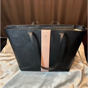 EUC KATE SPADE Cedar Street Racing Stripe Harmony Tote Bag